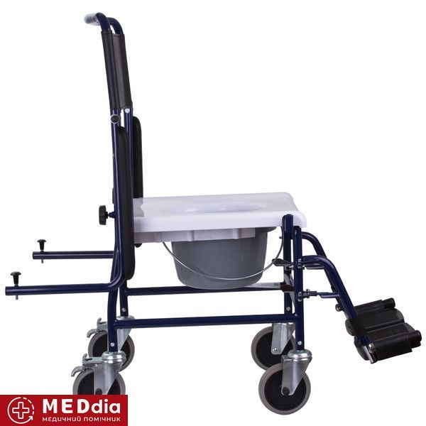 Крісло-каталка з санітарним оснащенням OSD-MOD-JBS367A OSD-MOD-JBS367A фото