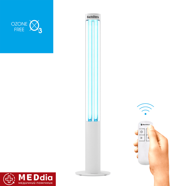 Бактерицидный облучатель BactoSfera 360&deg; U36 RC-TIMER White (1751) 1751 фото