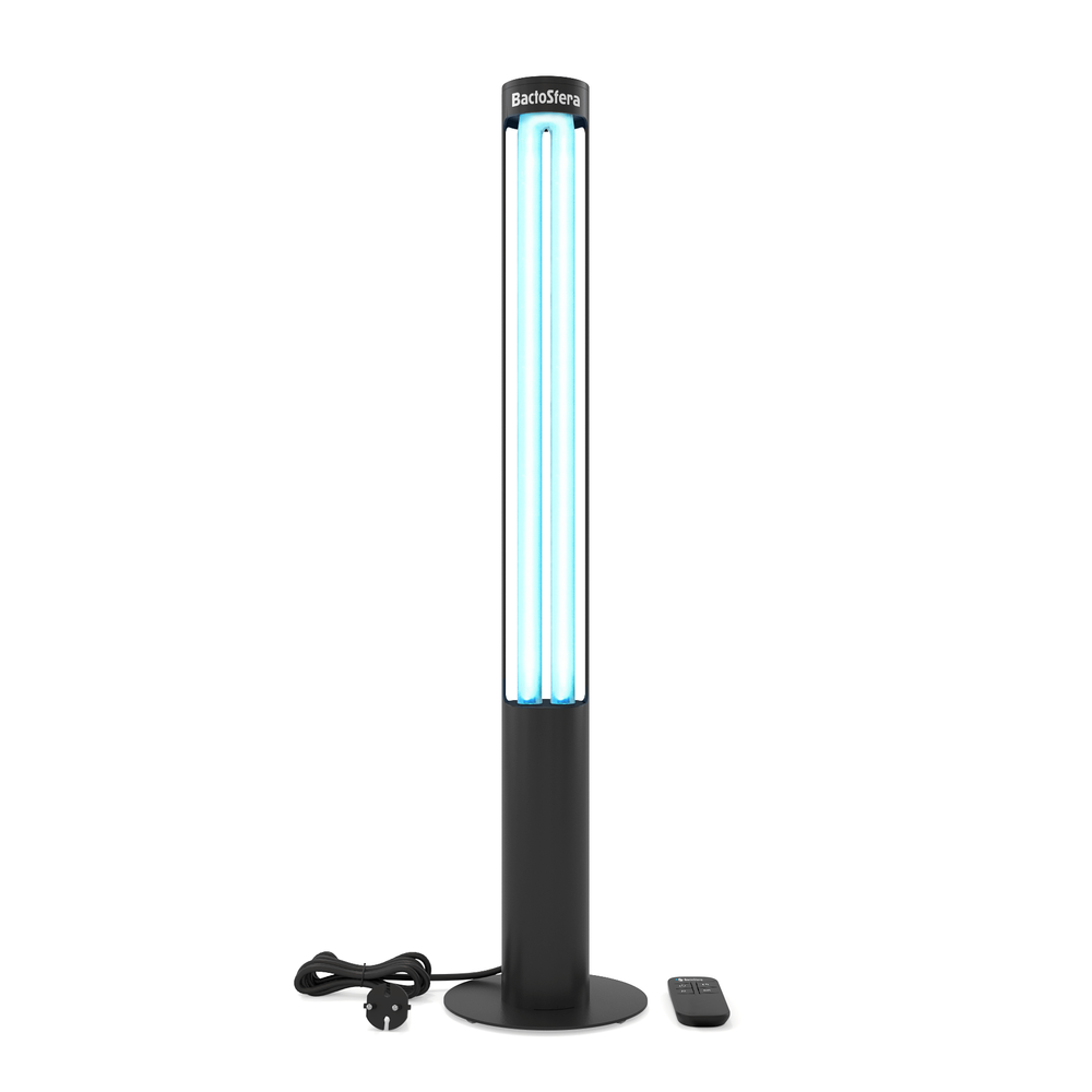 Бактерицидний опромінювач BactoSfera 360&deg; U60 +100% RC-TIMER Black (1763) 1763 фото