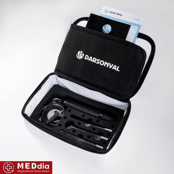 Дарсонваль BactoSfera DARSONVAL Black с сумкой и набором электродов (17 шт) 5303 фото
