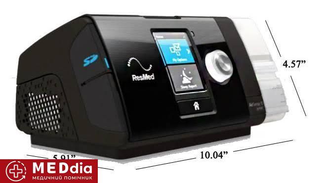 Авто CPAP ResMed AirSense S10 AutoSet &ndash; маска M в комплекте 100118 фото